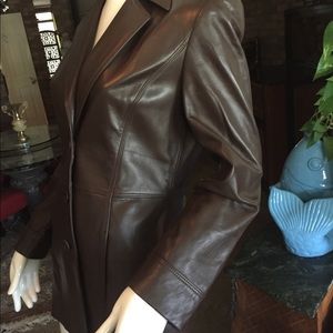 NWOT Lambskin Butter Soft Leather Jacket Size 4